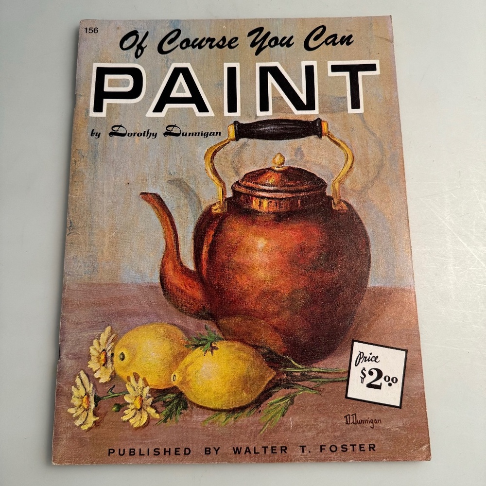 Walter Foster Of Course You Can Paint Art Instruction Book